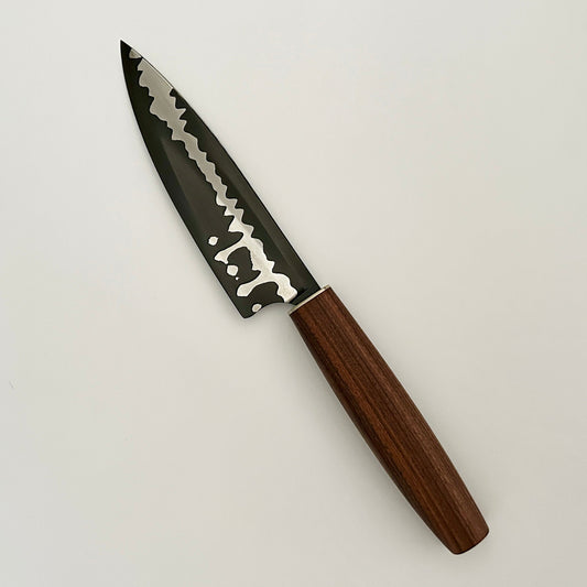 Handgeschmiedetes Go Mai Kochmesser mit Hohlschliff