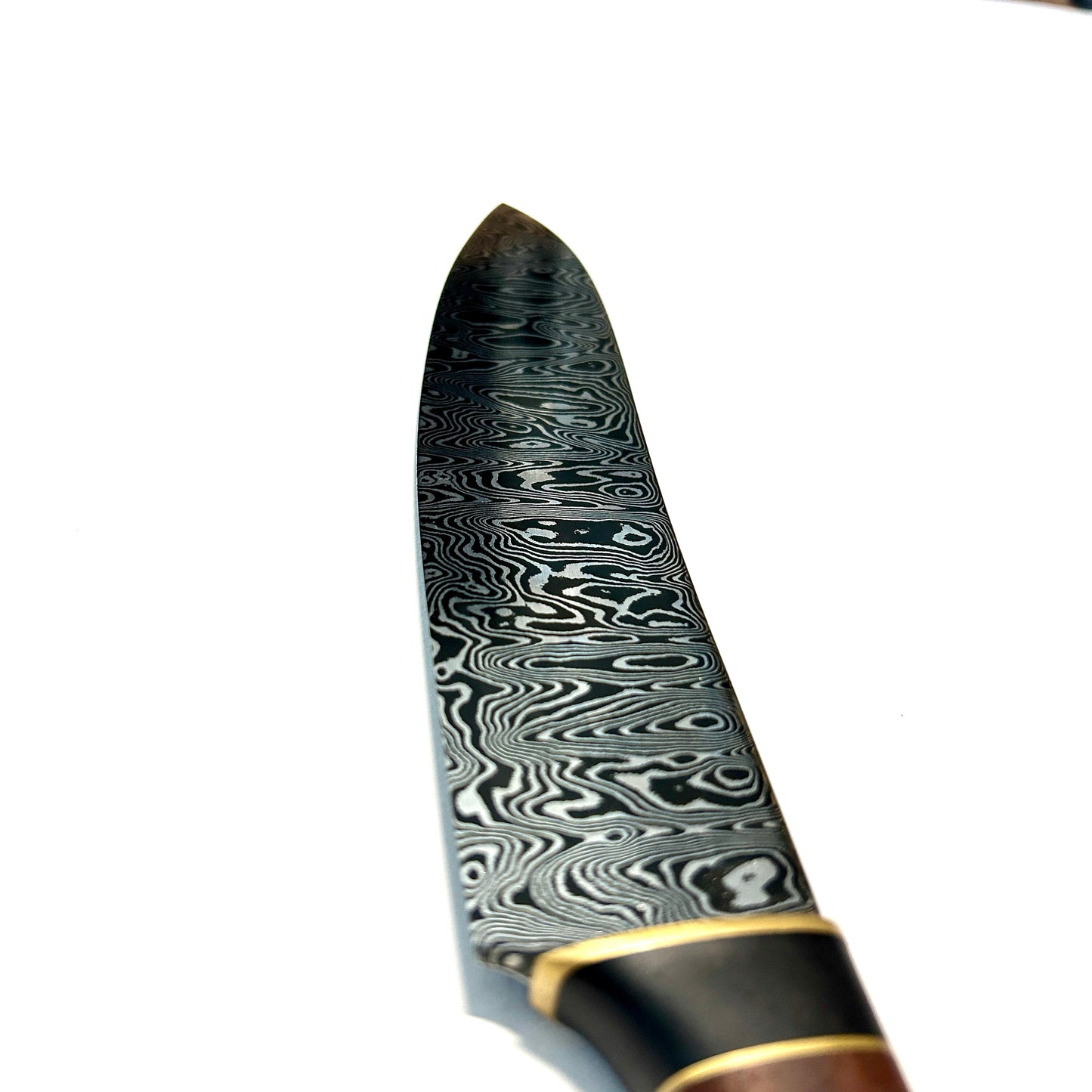 Santoku aus edlem Damast