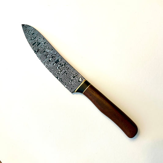 Santoku aus edlem Damast