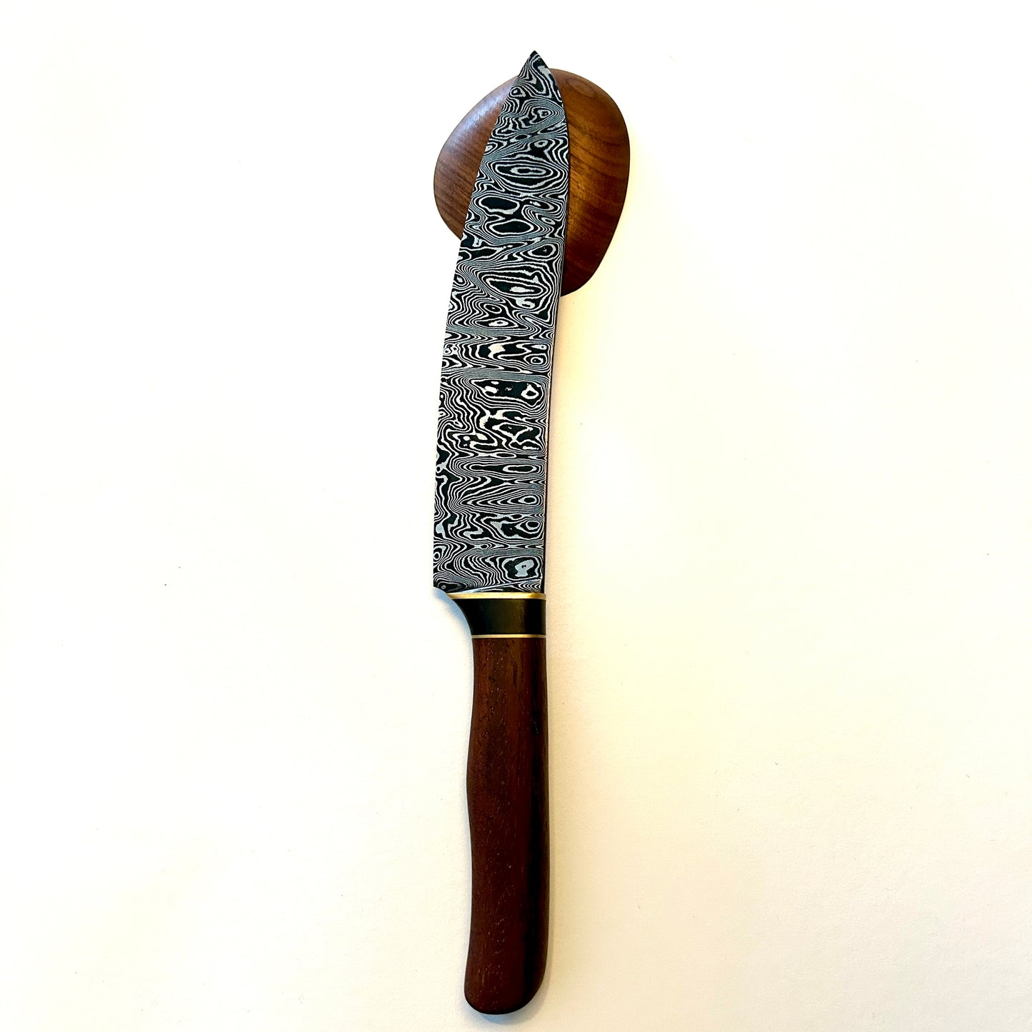 Magnetischer Messerhalter aus Walnussholz – Eleganter Klingenhalter für die Küche